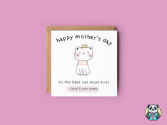 Happy Mother's Day To The Best Cat Mum Ever Card