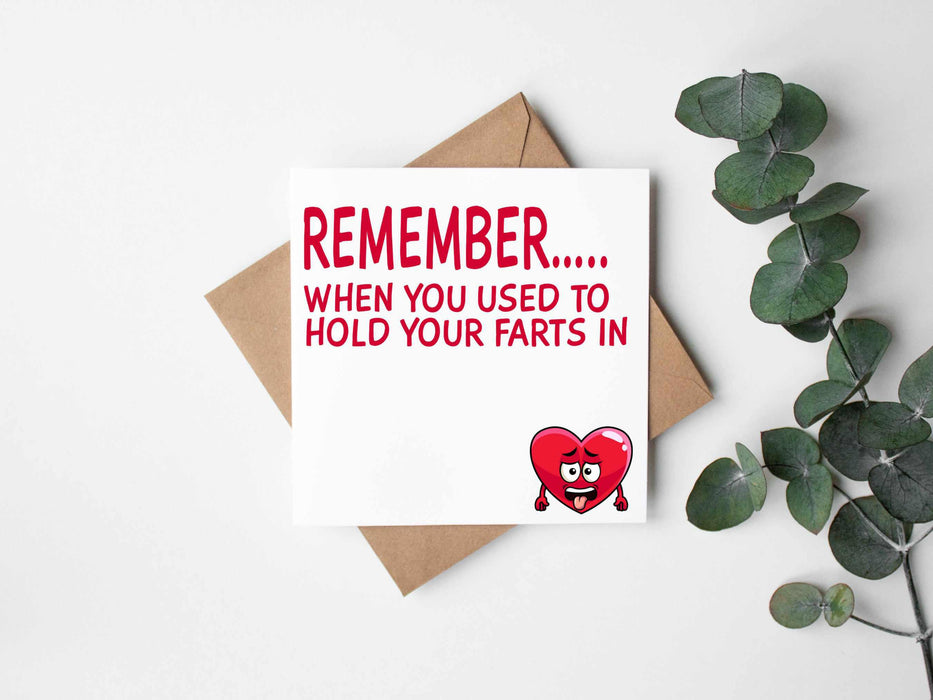 Remember When You Used To Hold Your Farts In - Card