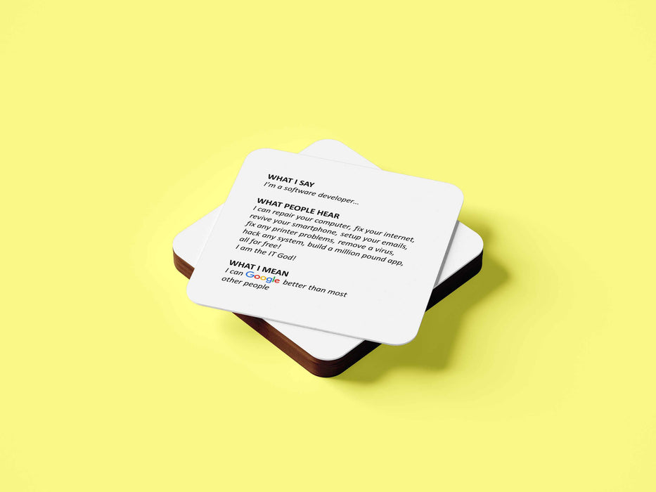 Software Developer Coaster