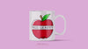 Personalised Thank You Teacher Apple Mug