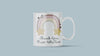 Personalised  Thank You Teacher Rainbow Mug