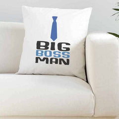 Big Boss Lady/Man Super Soft White Cushion - The Gifted Panda