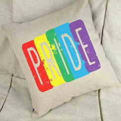 LGBTQ+ Colourful Pride Cushion Cover - The Gifted Panda